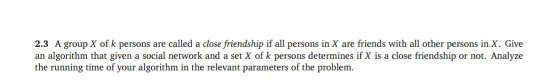 Solved this is the question and I have did this algorithm | Chegg.com