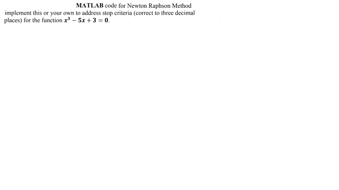 Solved Kindly Write the Matlab problem for the question | Chegg.com