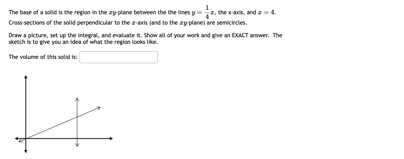 Solved The base of a solid is the region in the xy-plane | Chegg.com