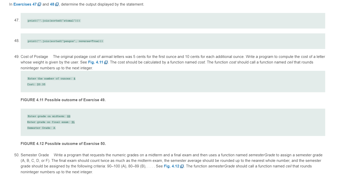 Solved In Exercises 47 and 48, determine the output | Chegg.com