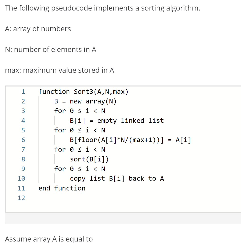 Solved (a) The function listed below implements a sorting