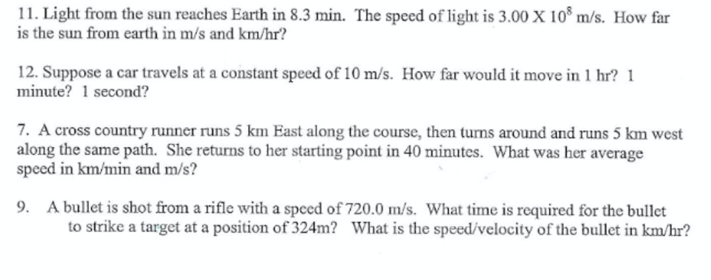 solved-11-light-from-the-sun-reaches-earth-in-8-3-min-the-chegg