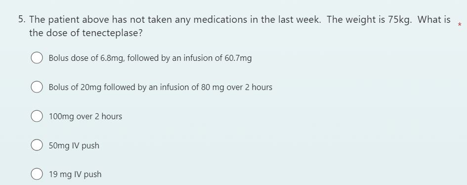 Solved 3. Patient 63 year old female presenting with altered | Chegg.com