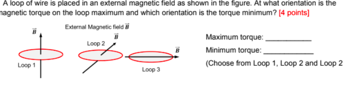 Solved A loop of wire is placed in an external magnetic | Chegg.com
