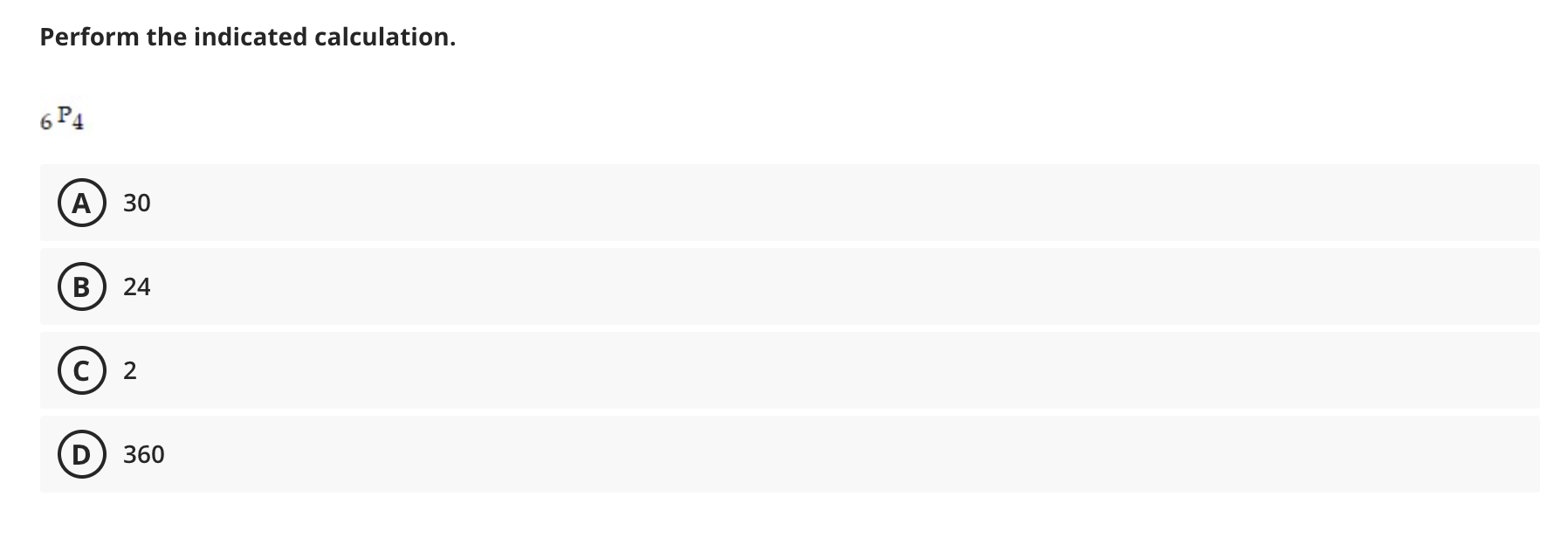 Solved Solve the problem. Compute 7! 3!(7 - 3)! A 840 B 35 | Chegg.com