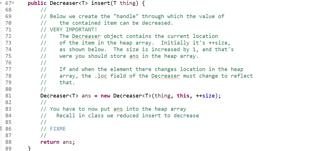 TUTO 99 1 package heaps; 2 3. import java.util. | Chegg.com