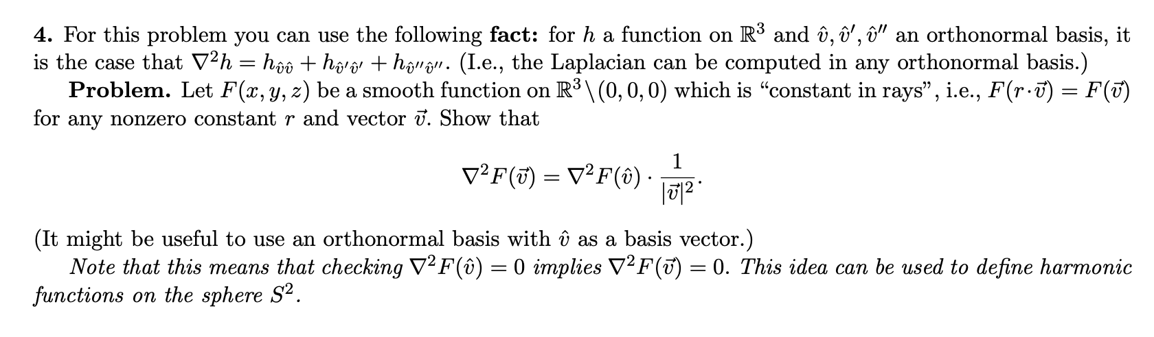 Solved 4 For This Problem You Can Use The Following Fact Chegg Com