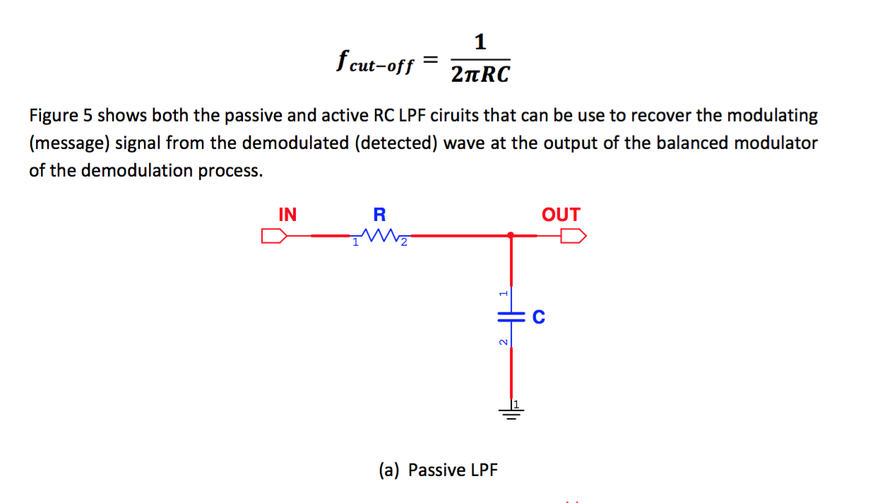 Solved Low-Pass Filter (LPF) In electronic communication | Chegg.com