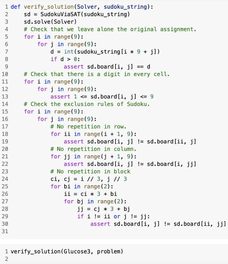 Solved III 1 def no_identical_digits_in_same_block(): 2 | Chegg.com