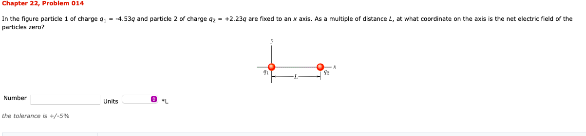 Solved Chapter 22, Problem 014 In the figure particle 1 of | Chegg.com