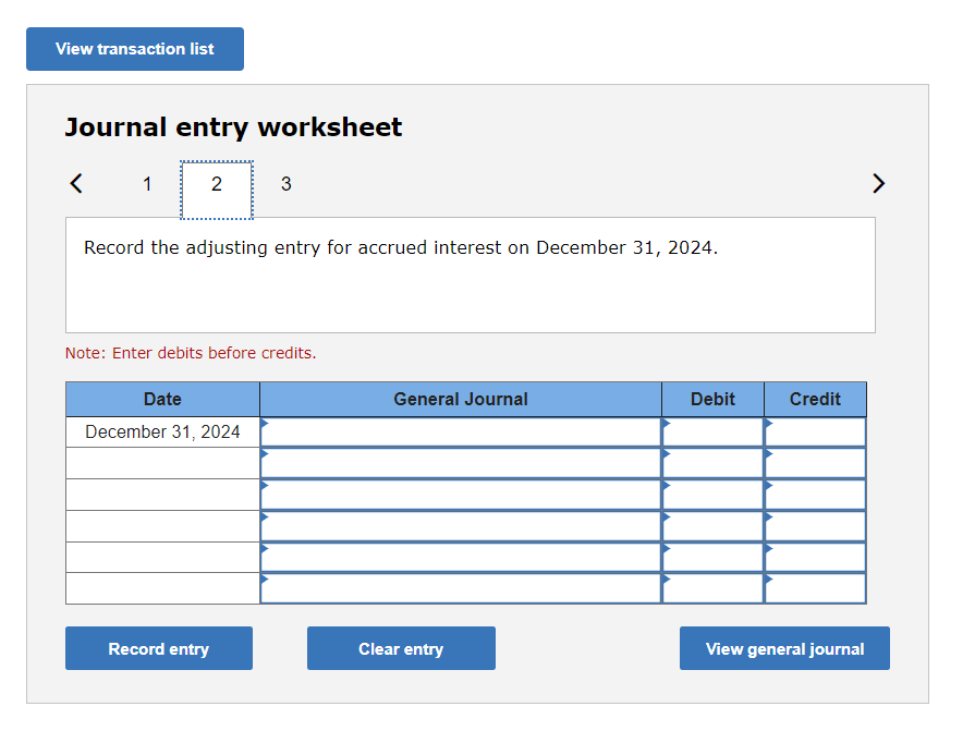 Solved Journal entry worksheet Record the adjusting entry | Chegg.com