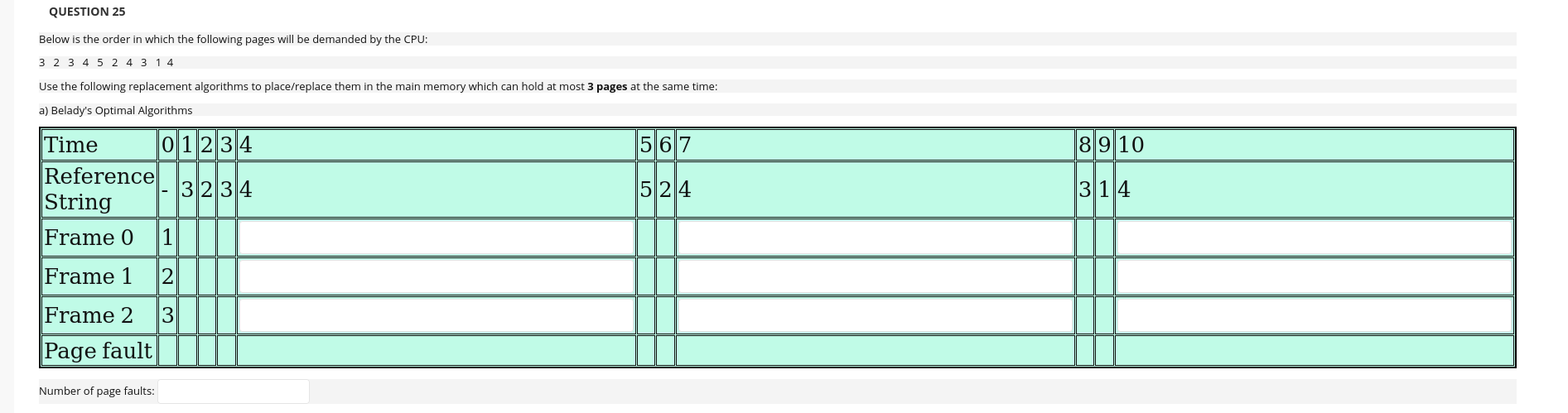 Solved Below is the order in which the following pages will | Chegg.com