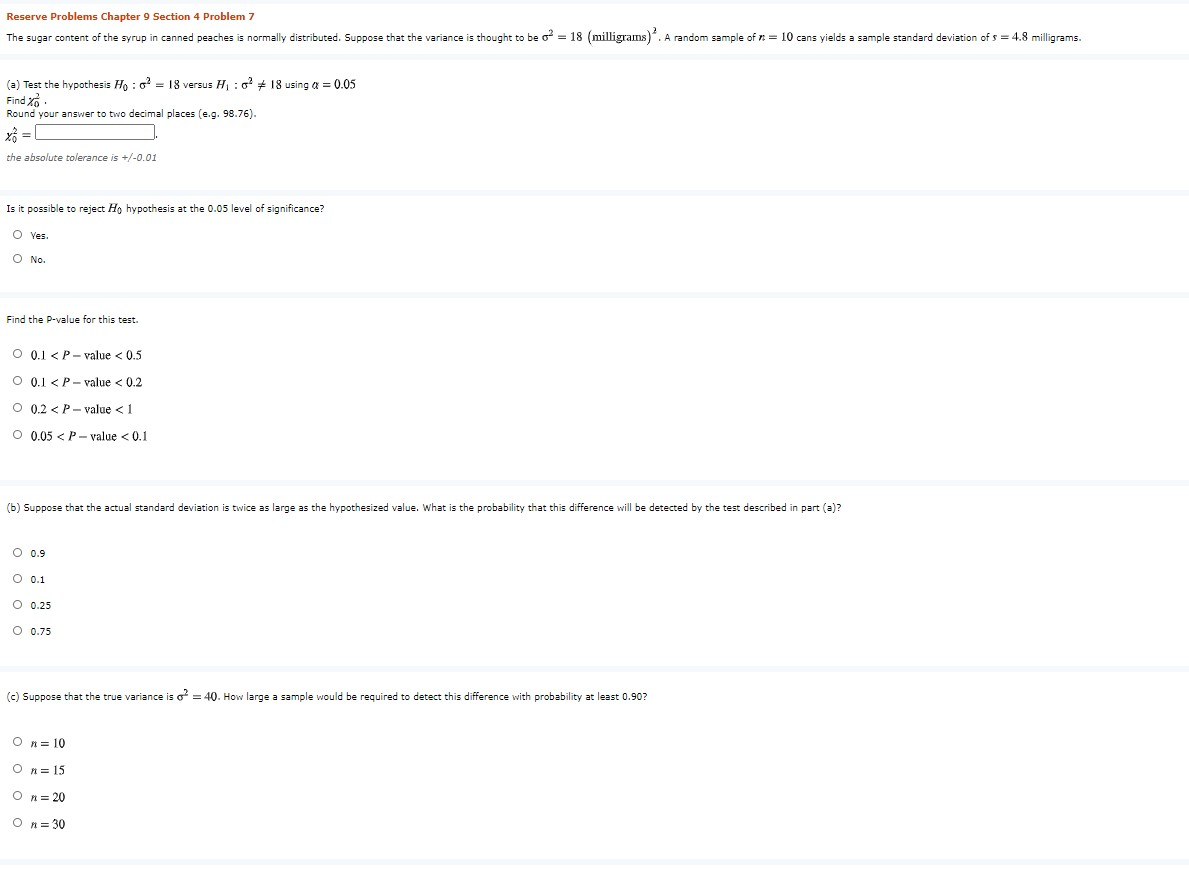 Solved Reserve Problems Chapter 9 Section 4 Problem 7 The | Chegg.com