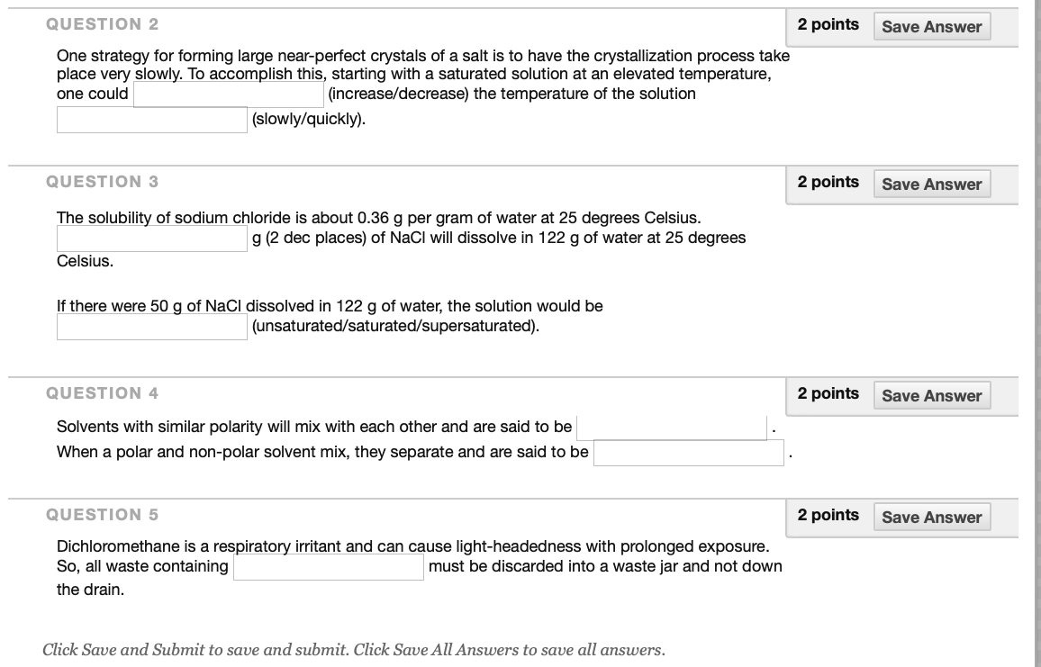 Solved Save Answer QUESTION 2 2 points One strategy for | Chegg.com