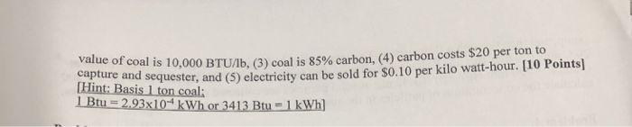 Solved Problem 5: (a) A Electrical Power Generating Station | Chegg.com