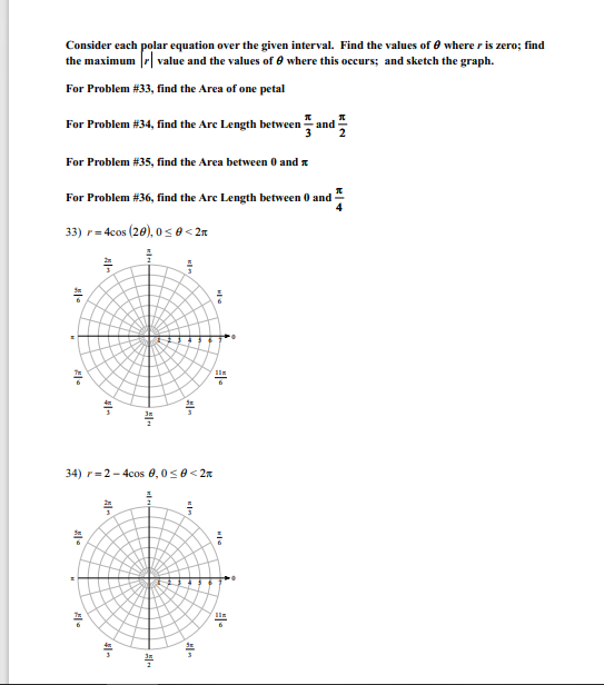 how to find the maximum r value of a polar equation