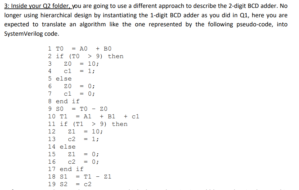3: Inside your Q2 folder, you are going to use a | Chegg.com