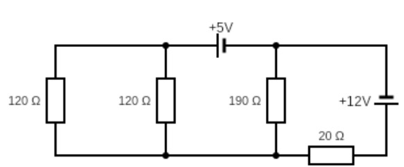 Solved What is the electric current flowing through the 20 | Chegg.com