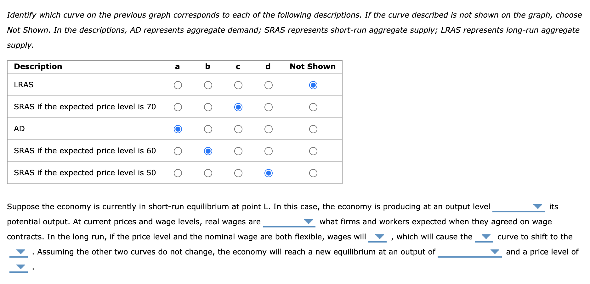 solved-the-following-graph-shows-several-aggregate-demand-chegg