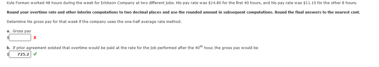 Solved Kyle Forman worked 48 hours during the week for | Chegg.com