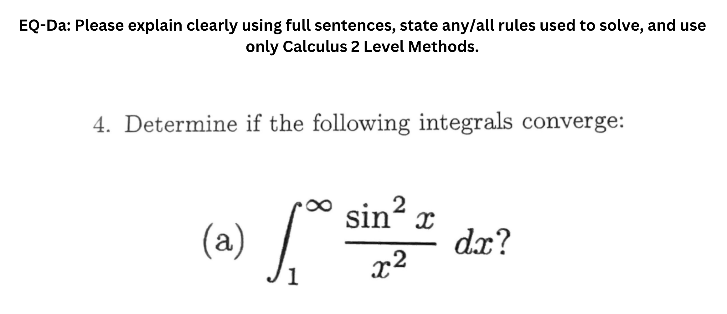 Solved EQ-Da: Please explain clearly using full sentences, | Chegg.com