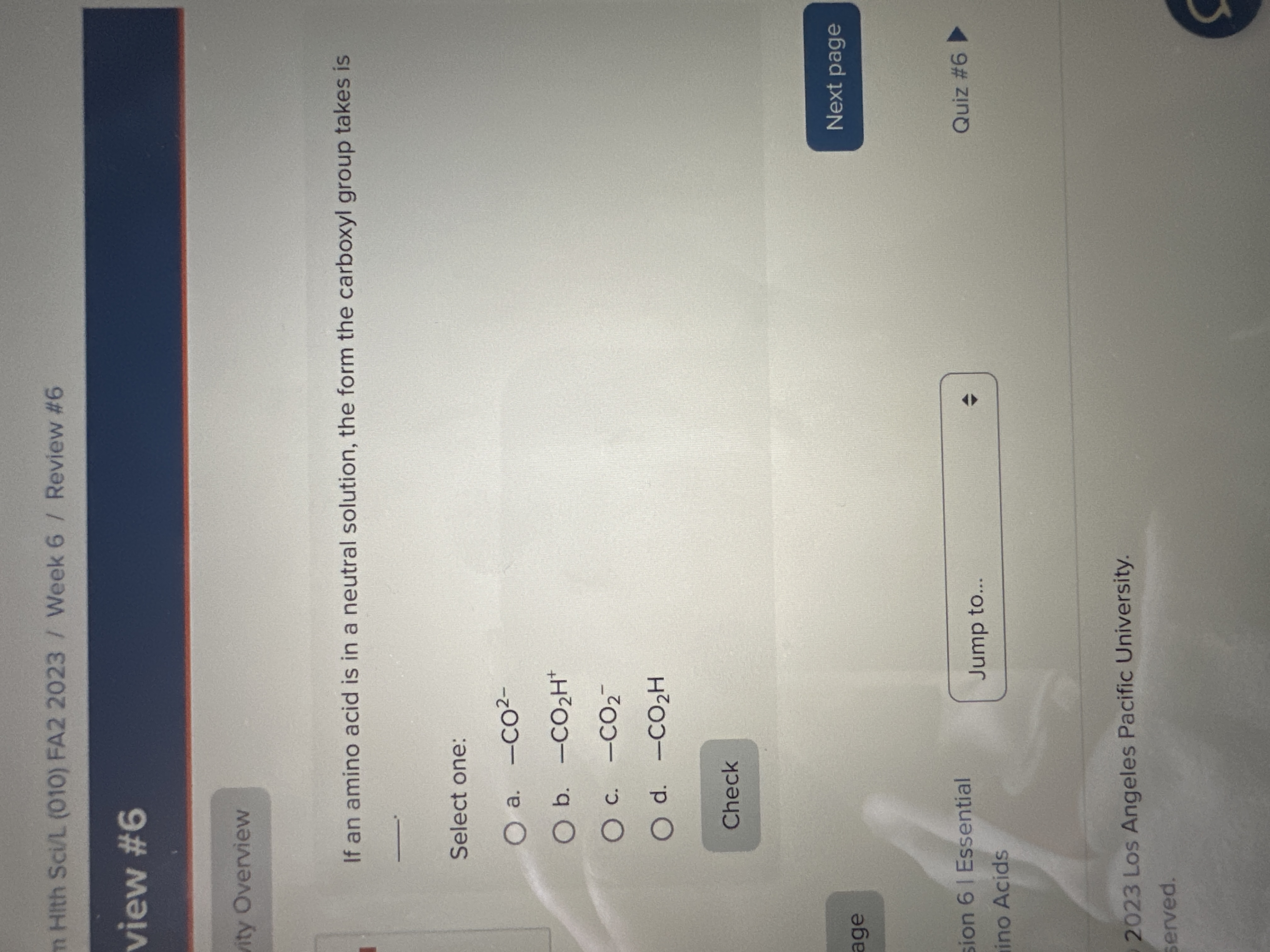 Solved If an amino acid is in a neutral solution, the form | Chegg.com
