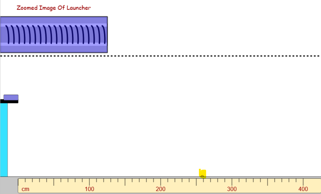 Solved Determining Spring Constant From Projectile Flight KE