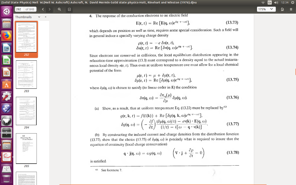 I need help with problem 13.4 from Ashcroft and | Chegg.com