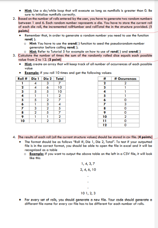 Solved BIT1400 Assignment A07 Dice statistics Many board | Chegg.com