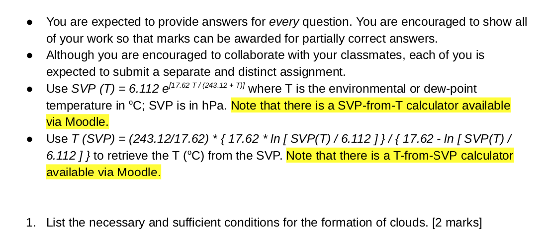 You are expected to provide answers for every | Chegg.com