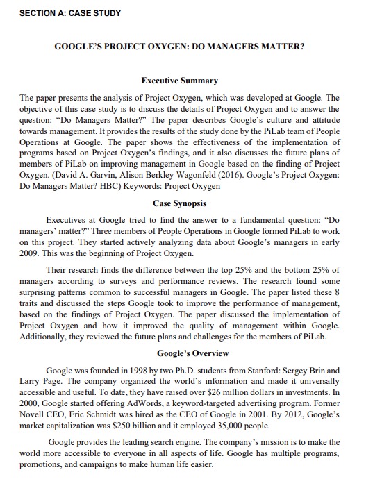 google project oxygen case study pdf