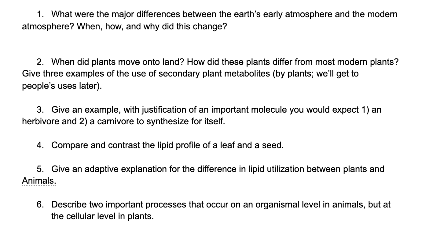 Solved 1. What were the major differences between the
