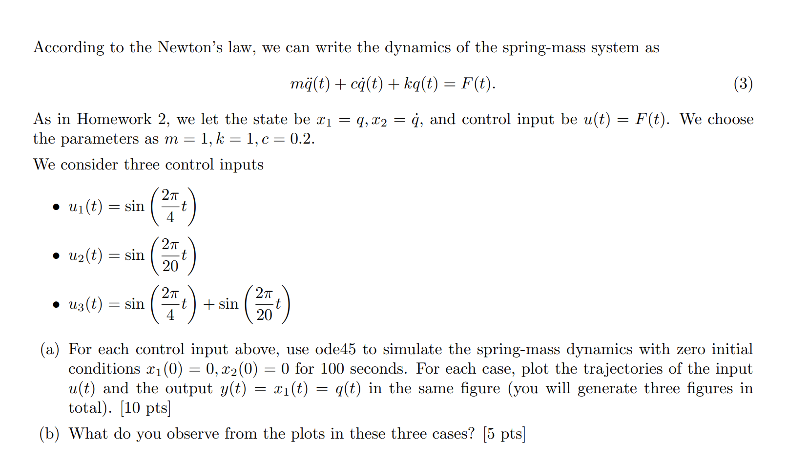 Solved 2. (Linearity of LTI systems) Consider the | Chegg.com