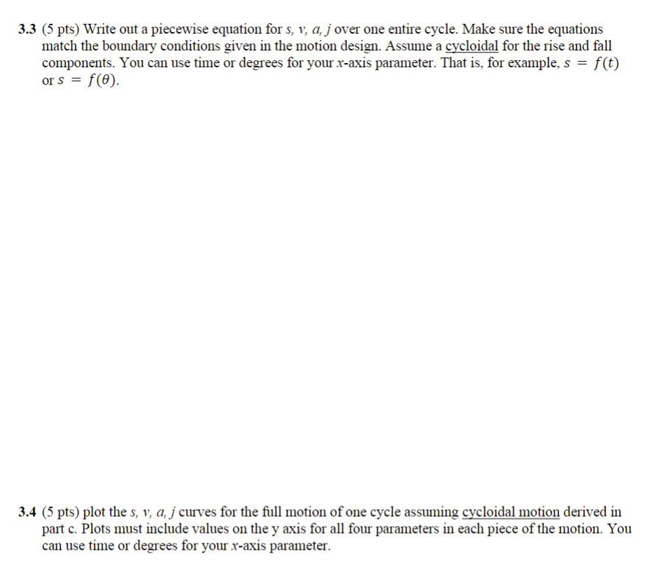 Solved Problem 3: (14 pts) Designing cams Upon graduation, | Chegg.com
