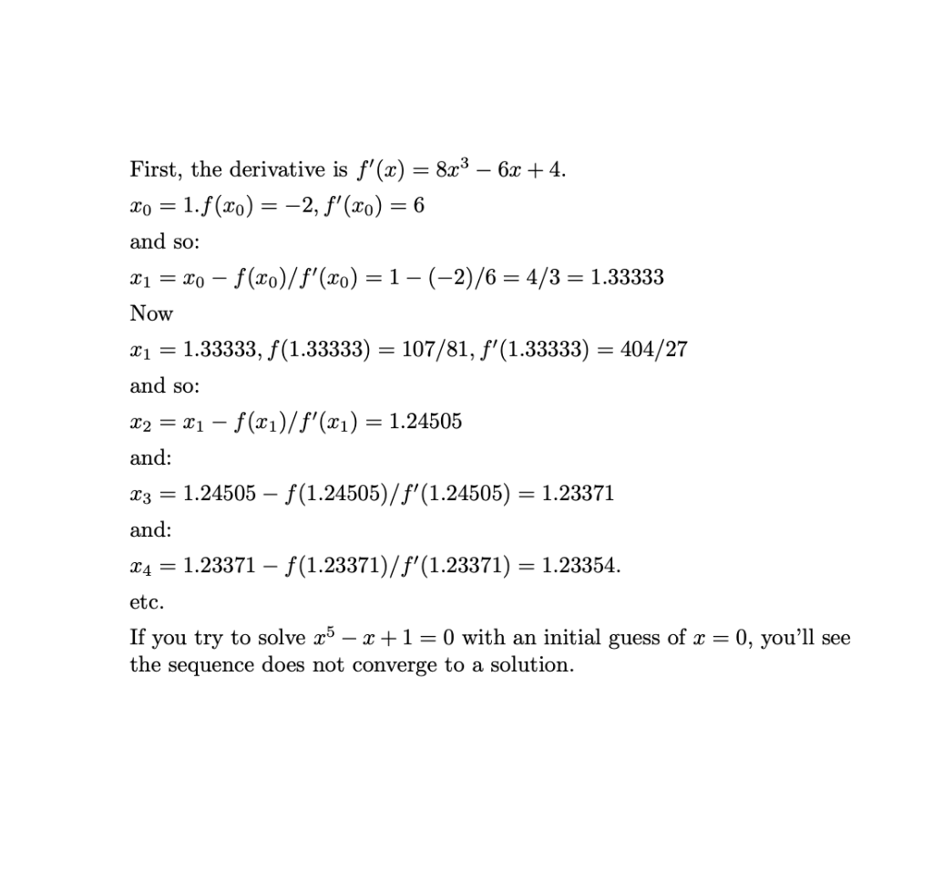 Solved 11. Newton's method is an algorithm that can be used | Chegg.com