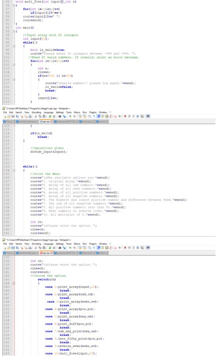 Solved C++ program Create an output file and | Chegg.com