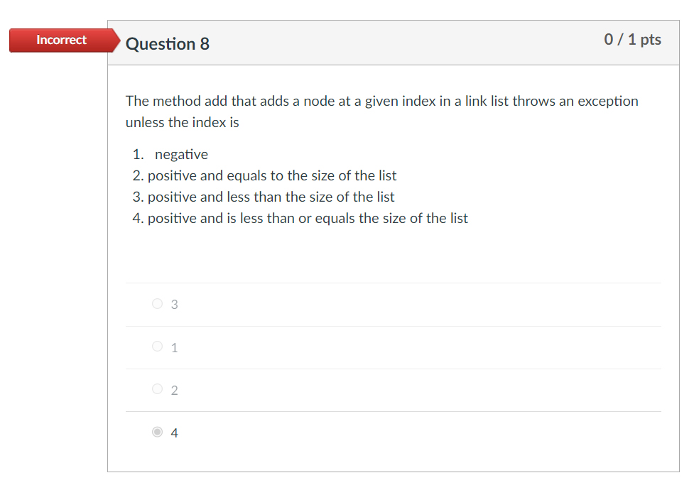 Solved Could I have help with this question? Option 4 is | Chegg.com