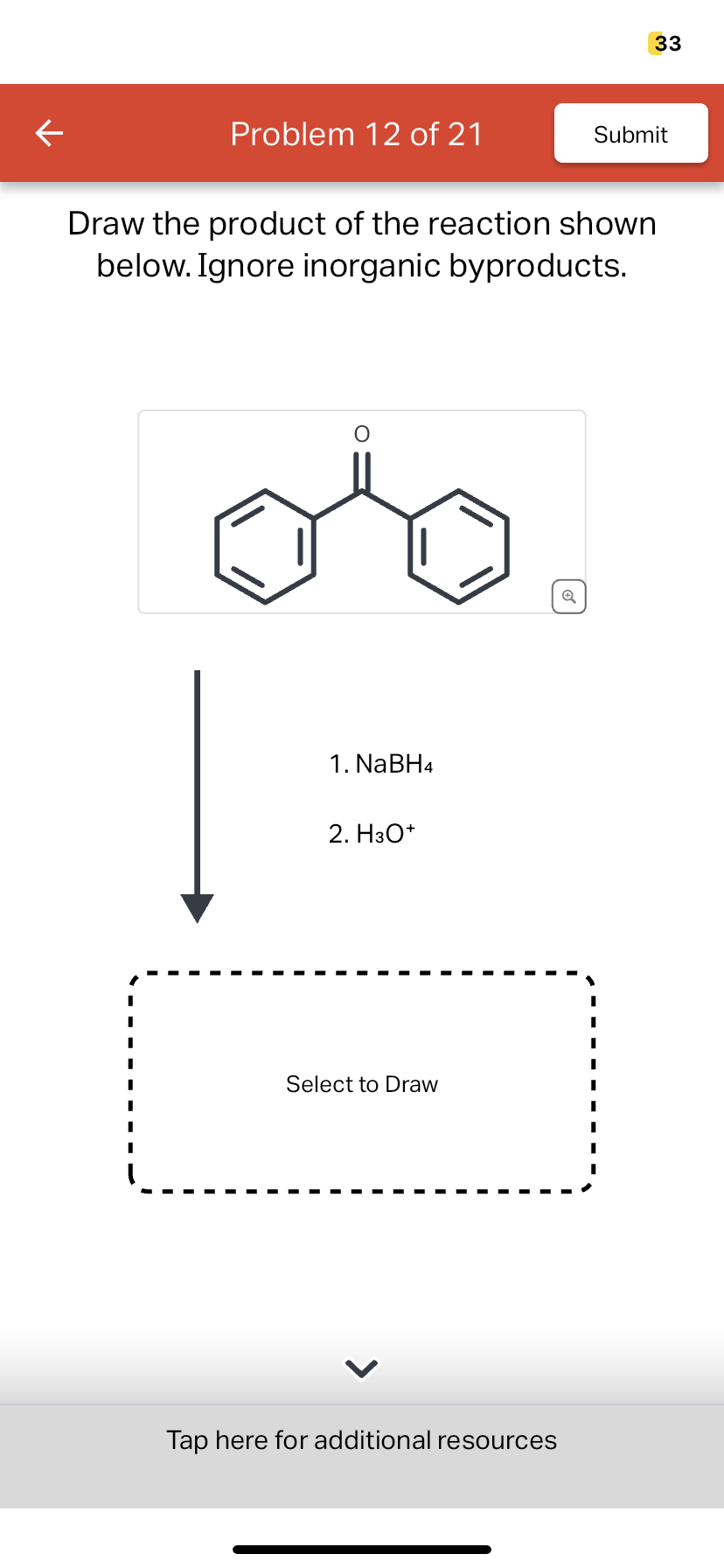 Solved Draw the product of the reaction shown below. Ignore | Chegg.com