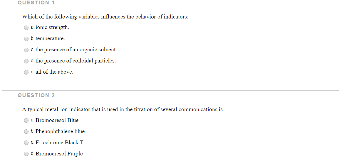 Solved QUESTION 1 Which Of The Following Variables | Chegg.com