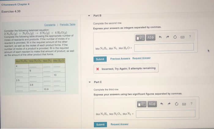 Solved Homework Chapter 4 Exercise 4.30 Part B Complete Chegg