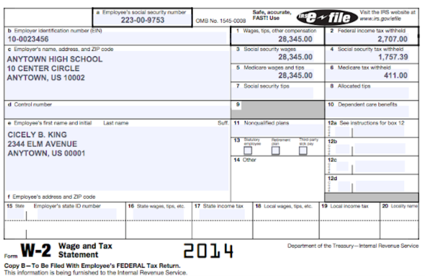 How To Read Your W 2 University Of Colorado 53 OFF