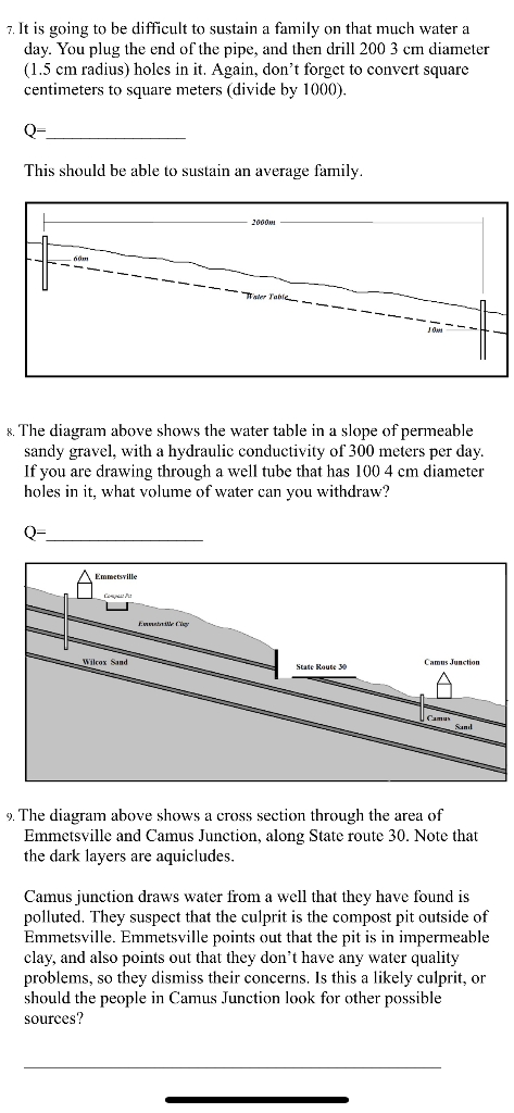 Solved 9. The diagram above shows a cross section through | Chegg.com