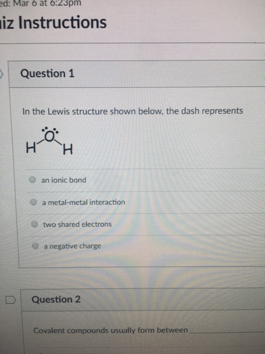 Solved d: Mar 6 at 6:23pm iz Instructions Question 1 In the | Chegg.com
