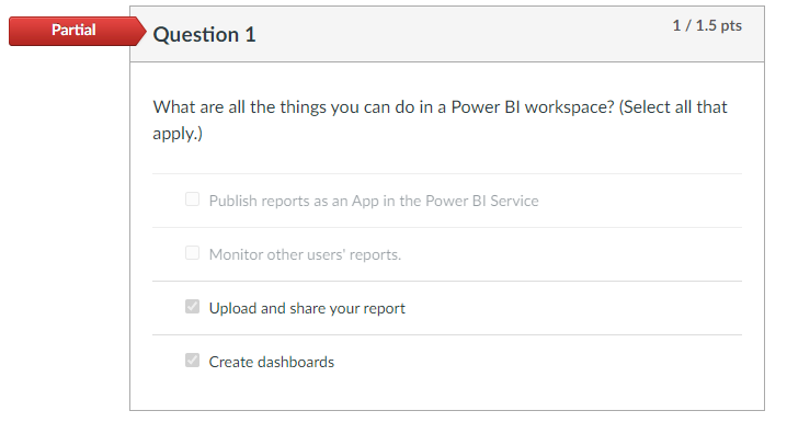 Solved The following question is only partly correct, please | Chegg.com