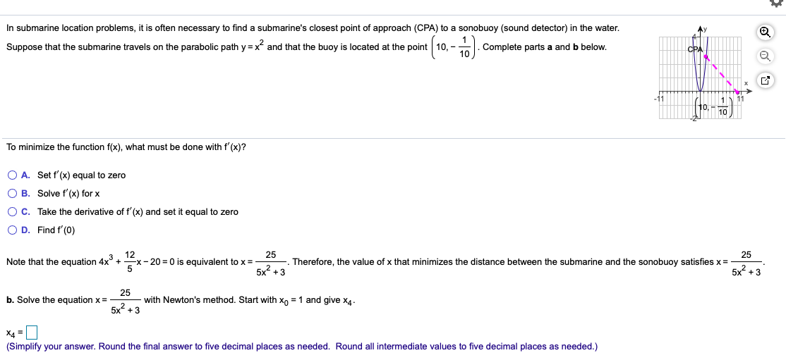 Solved In submarine location problems it is often necessary