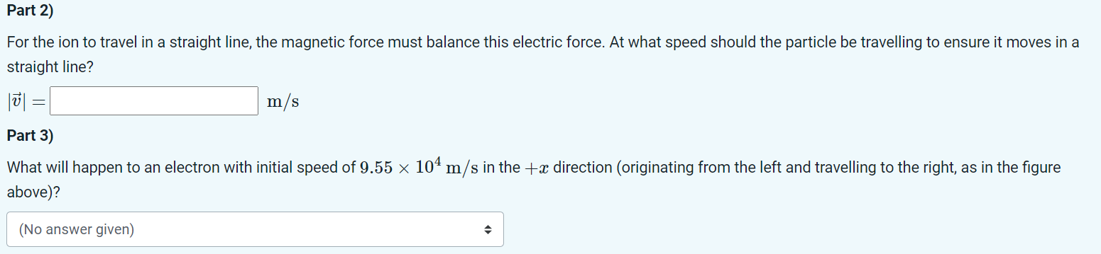 Solved A velocity selector is an instrument used to filter | Chegg.com