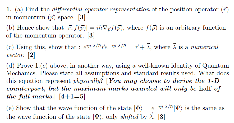 Solved 1. (a) Find the differential operator representation | Chegg.com