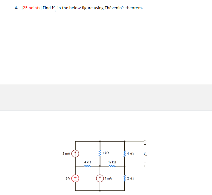 Solved 4. [25 points] Find Vo in the below figure using | Chegg.com