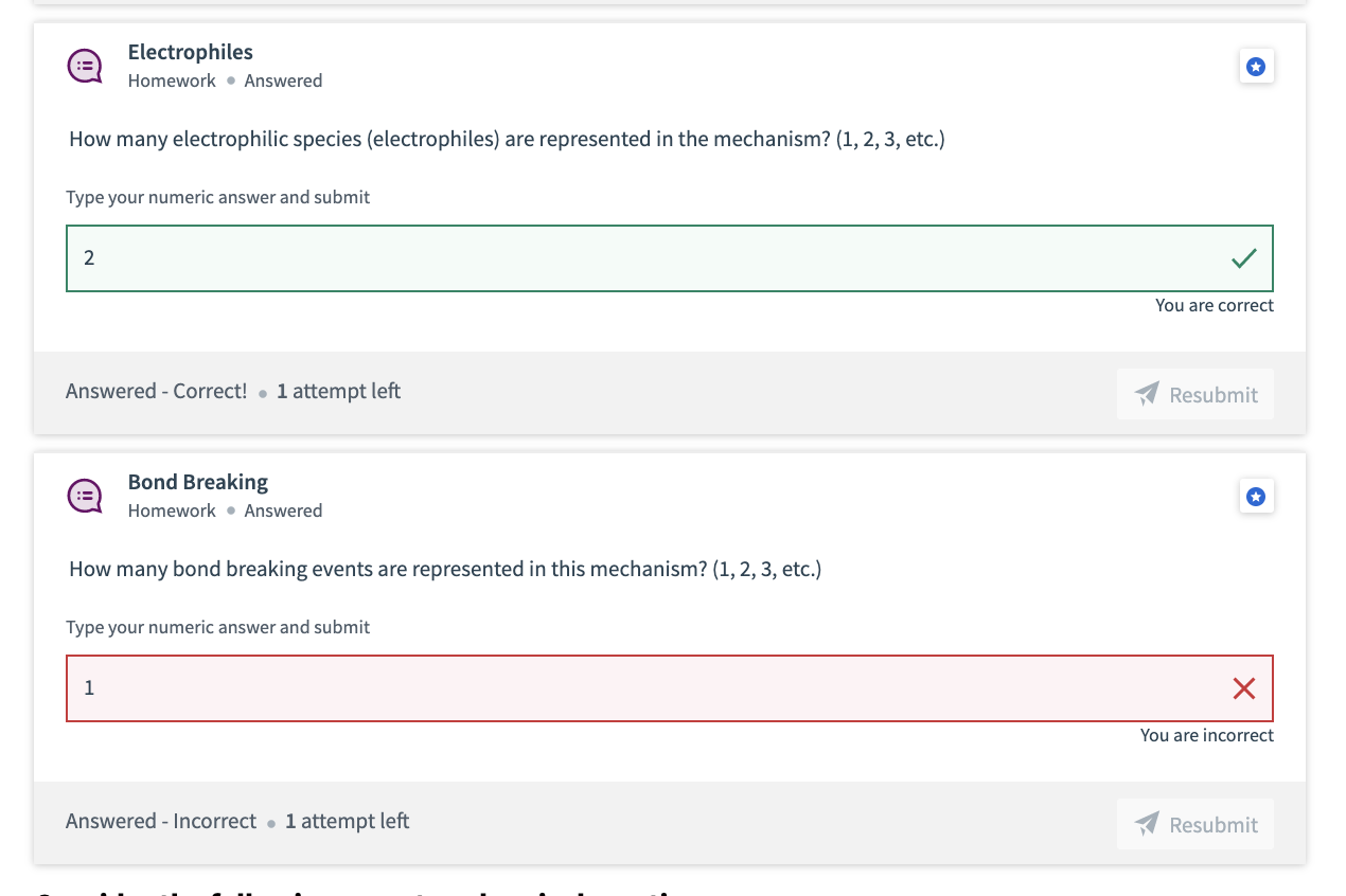 Solved Consider the reaction mechanism represented below: H | Chegg.com