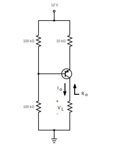 Solved Calculate the Io and Ro values of the circuit shown | Chegg.com